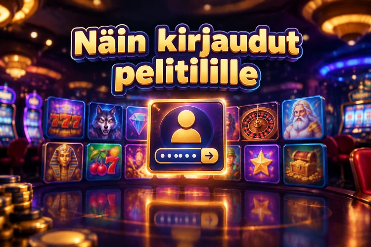 Näin kirjaudut pelitilille